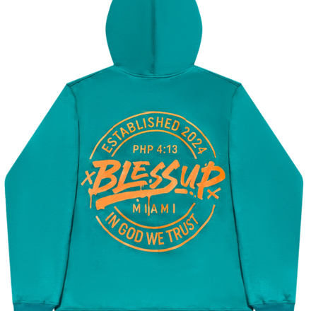 CORE HOODIE- AQUA