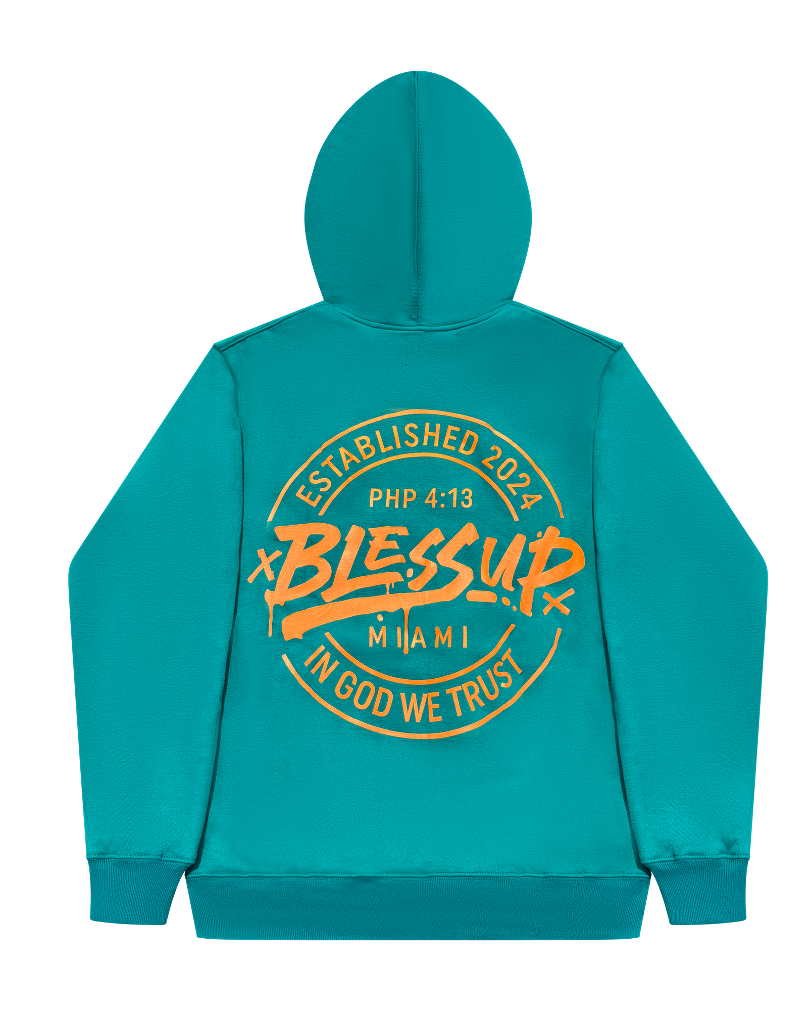 CORE FLEECE HOODIE - AQUA